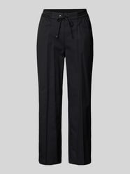 Wide leg stoffen broek met verkort model, model 'Sue' van TONI - 8
