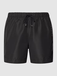 Shorts mit Label-Print von Tommy Hilfiger Schwarz - 17