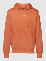 Hoodie mit Label-Print von G-Star Raw Orange - 4