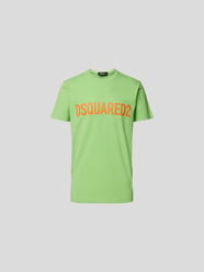 T-Shirt mit Brand-Print von Dsquared2 Grün - 39