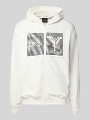 Sweatjacke mit Logo-Print und Zweiwege-Reißverschluss von CARLO COLUCCI - 46