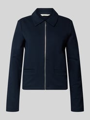 Krój regular fit krótki blezer z mieszanki bawełny od Tom Tailor - 12