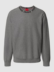 Strickpullover mit Logo-Stitching Modell 'Smarlo' von HUGO - 14