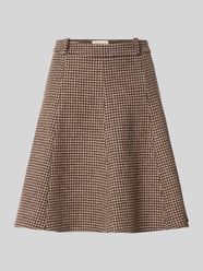 Ausgestellter Mini-Rock aus reiner Wolle von GANT Beige - 5