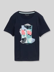 t-shirt o kroju regular fit z czystej bawełny od Tom Tailor - 30