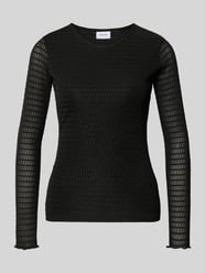 Longsleeve mit Rundhalsausschnitt Modell 'LARINE' von Vila - 34