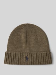 Beanie van wol met labelstitching van Polo Ralph Lauren - 5