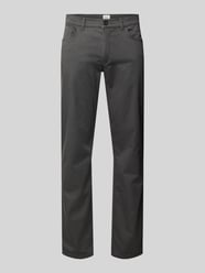 regular fit broek met structuurpatroon model 'Cadiz' van Brax - 25