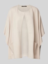 Cardigan mit offener Vorderseite von comma Beige - 6