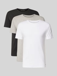zestaw t-shirtów o kroju slim fit z mieszanka bawełny w wielopak: 3 szt. od Tommy Hilfiger - 16