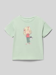 t-shirt z okrągłym dekoltem i nadrukiem z motywem od Blue Seven - 28