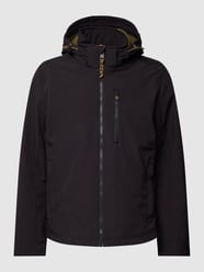 Jacke mit Reißverschlusstaschen von camel active Schwarz - 14