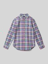 Regular fit zakelijk overhemd met button-downkraag van Polo Ralph Lauren Teens - 10