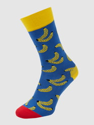 Skarpety z dodatkiem streczu  od Dilly Socks Niebieski - 26