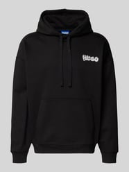 Relaxed Fit Hoodie aus reiner Baumwolle Modell 'NYROHOOD' von Hugo Blue - 6