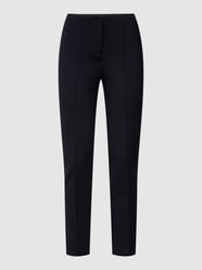 Bundfaltenhose mit Label-Detail Modell 'ROS' von Cambio Blau - 10