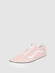 Sneakers van leer en textiel, model 'Old Skool' van Vans Roze - 47