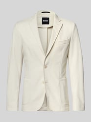 Slim Fit Sakko mit Viskose-Anteil Modell 'P-HANRY-J-WG-PK-261F' von BOSS Beige - 22