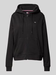 Sweatjacke mit Logo-Stitching von Tommy Jeans Schwarz - 22