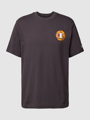 T-Shirt mit Label-Print Modell 'ECO FUTURE CIROLAR' von CHAMPION Schwarz - 42