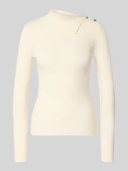 slim fit pullover van viscosemix in tricotlook van MYON - 1