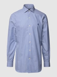 Slim Fit Business-Hemd mit Streifenmuster von Polo Ralph Lauren Blau - 42