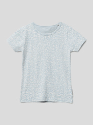 T-Shirt mit floralem Muster von Marc O'Polo Blau / Türkis - 7