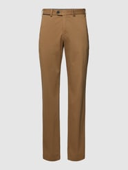 Regular Fit Bundfaltenhose Modell 'PEAKER' von Hiltl Beige - 10