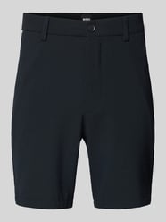 Bermudy o kroju regular fit z dodatkiem wiskozy model 'KANE1' od BOSS - 1