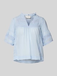 Relaxed Fit Bluse mit Häkelspitze Modell 'Siama' von Neo Noir - 35