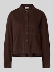 Boxy fit corduroy blouse van een mix van katoen en viscose van s.Oliver RED LABEL - 22