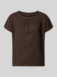 regular fit T-shirt met structuurpatroon model 'Salti' van OPUS - 2