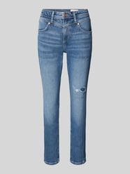 Slim Fit Jeans mit Logo-Applikation Modell 'BETSY' von s.Oliver RED LABEL Blau - 37