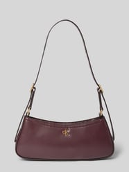 Handtasche mit Label-Detail von CK Calvin Klein Bordeaux - 14