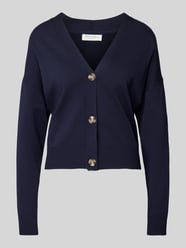 Cardigan mit überschnittenen Schultern von Christian Berg Woman Blau - 9