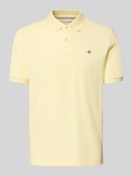 Slim Fit Poloshirt mit Logo-Stitching von GANT - 45