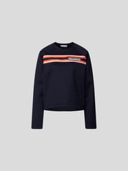 Sweatshirt mit Brand-Schriftzug von Paco Rabanne Blau / Türkis - 9