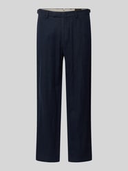 Spodnie z lnu o kroju regular fit z francuskimi wpuszczanymi kieszeniami od g1920 - 2