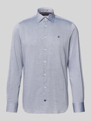 Koszula biznesowa o kroju regular fit z czystej bawełny od Tommy Hilfiger - 11