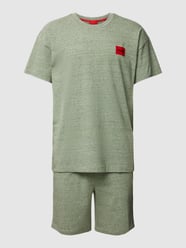 Pyjama mit Strukturmuster von HUGO CLASSIFICATION Grün - 38