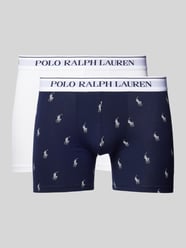 Trunks mit elastischem Logo-Bund im 3er-Pack von Polo Ralph Lauren Underwear Weiß - 41