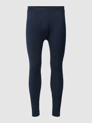 Lange Pants mit elastischem Bund Modell 'THERMO SERIES' von Götzburg Wäsche Blau - 11