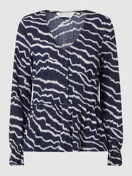 Bluzka we wzory na całej powierzchni  od Tom Tailor Denim Niebieski - 5