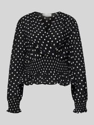 Bluse aus reiner Viskose in Wickel-Optik Modell 'Tamona' von Neo Noir - 3