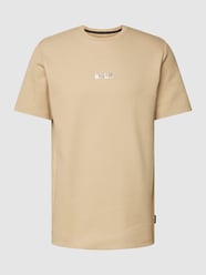 T-shirt z detalami z logo od BALR. Beżowy - 31