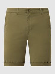 Chino-Shorts mit Stretch-Anteil  von BY GARMENT MAKERS Grün - 2