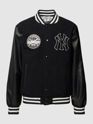 College-Jacke mit Two-Tone-Machart von New Era Schwarz - 7