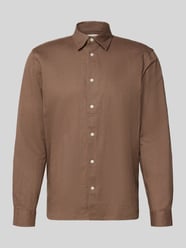 regular fit vrijetijdsoverhemd van mix van katoen en linnen model 'CLAY LINENBLEND' van Selected Homme - 29