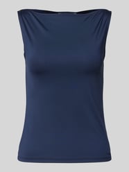 Tanktop mit Raffungen Modell 'Annie' von WEEKDAY Blau - 6