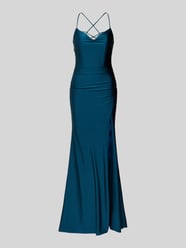 Abendkleid mit Wasserfall-Ausschnitt von Mascara - 8
